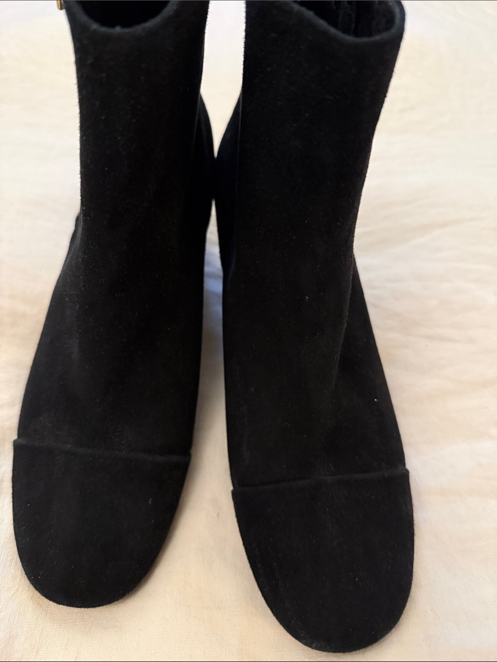 J. Crew Black Suede Ankle Booties